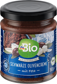 Brotaufstrich, Schwarze Olivencreme mit Feta, 190 g