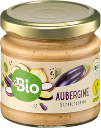 Brotaufstrich, Streichcreme Aubergine, 180 g