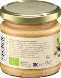 Brotaufstrich, Streichcreme Aubergine, 180 g