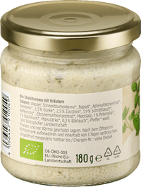 Brotaufstrich, Streichcreme Gartenkräuter, 180 g