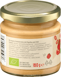 Brotaufstrich, Streichcreme Paprika-Chili, 180 g