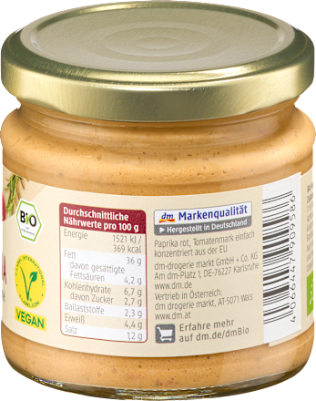 Brotaufstrich, Streichcreme Toskana, 180 g
