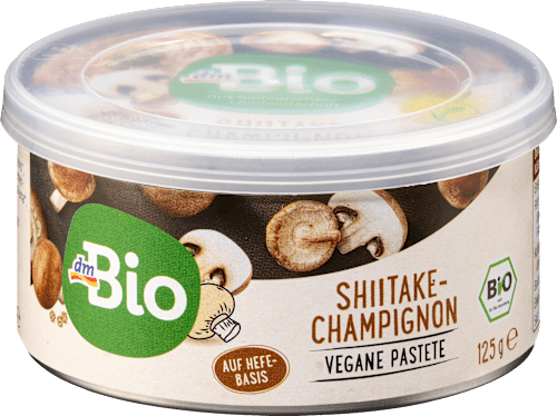 Brotaufstrich, Vegane Pastete Shiitake-Champignon, 125 g