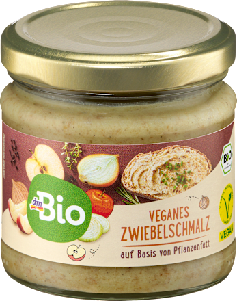 Brotaufstrich, Veganes Zwiebelschmalz, 150 g