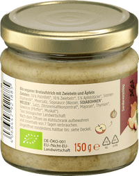 Brotaufstrich, Veganes Zwiebelschmalz, 150 g