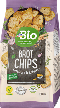 Brotchips Knoblauch & Kräuter, 100 g