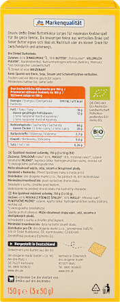 Butterkekse, Dinkel, 150 g