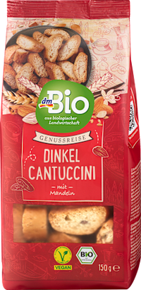 Cantuccini, Dinkel mit Mandeln, 150 g