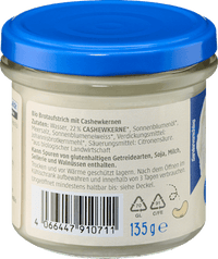 Cashewcreme Frischkäse Alternative, 135 g