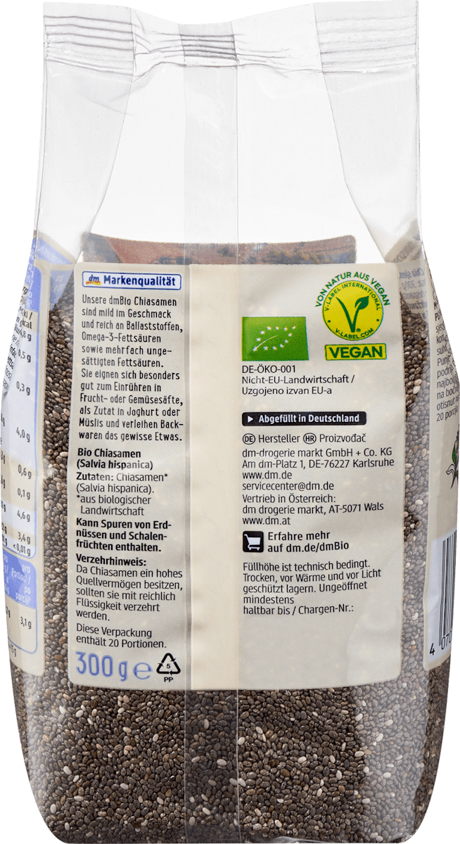 dmBio Chiasamen, 300 g