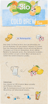 Cold Brew Tea met citroen, hibiscus en mandarijn, 32 g