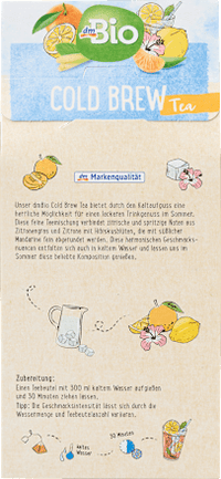 Cold Brew Tea met citroen, hibiscus en mandarijn, 32 g