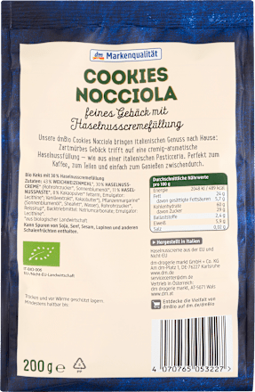 Cookies Nocciola, 200 g