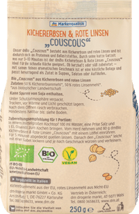 Couscous, Kichererbsen & Rote Linsen, 250 g