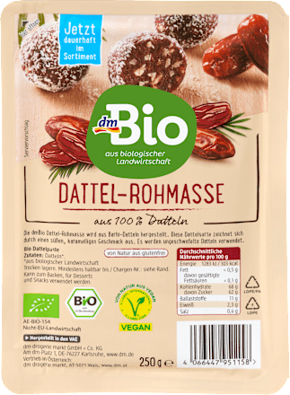 Dattel-Rohmasse, 250 g