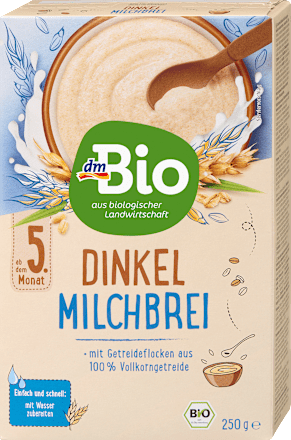 Dinkel-Milchbrei ab dem 5. Monat, 250 g