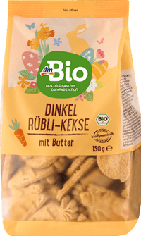 Dinkel Rübli-Kekse, 150 g
