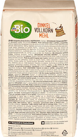 Dinkel Vollkornmehl, 1.000 g