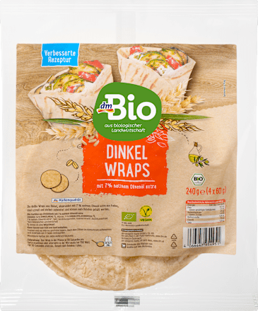 Dinkel Wraps, 240 g