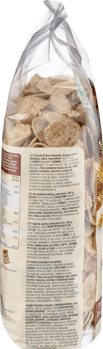 Dinkelflakes, 400 g
