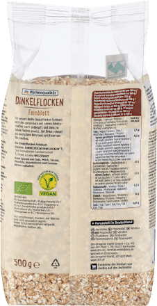 Dinkelflocken, Feinblatt, 500 g