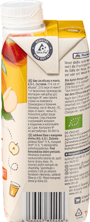 Direktsaft, Apfel-Mango, 0,33 l