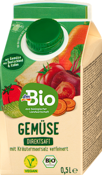 Direktsaft, Gemüse, 0,5 l