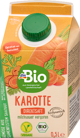 Direktsaft, Karotte, 0,5 l
