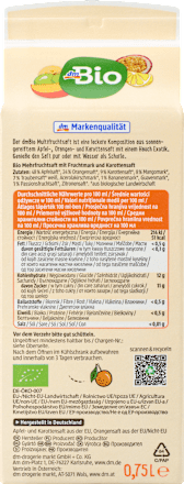 Direktsaft, Multifrucht, 0,75 l