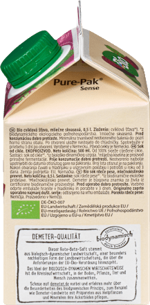 Direktsaft, Rote Bete, 0,5 l