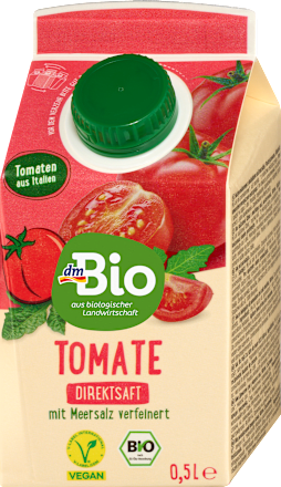 Direktsaft, Tomaten mit Meersalz, 0,5 l