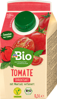 Direktsaft, Tomaten mit Meersalz, 0,5 l