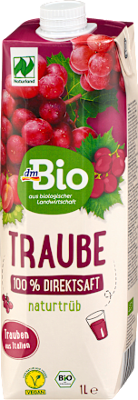 Direktsaft, Traube naturtrüb, 1 l