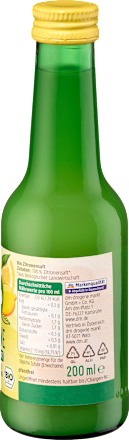 Direktsaft, Zitrone, 200 ml