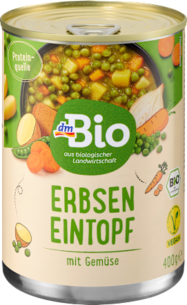 Eintopf, Erbsen mit Gemüse, 400 g