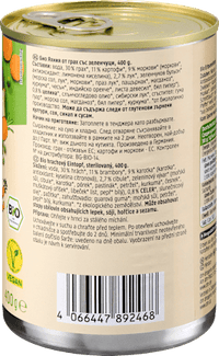 Eintopf, Erbsen mit Gemüse, 400 g