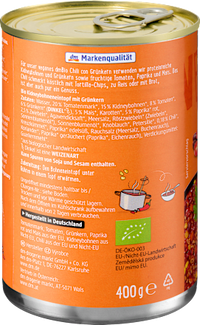 Eintopf, Veganes Chili con Grünkern, 400 g