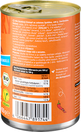 Eintopf, Veganes Chili con Grünkern, 400 g