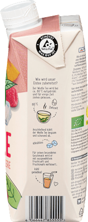 Eistee, weißer Tee mit Pfirsich & Himbeere, 500 ml