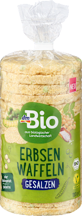 Erbsenwaffeln, gesalzen, 100 g