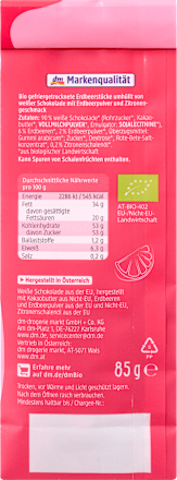 Erdbeeren in weißer Zitronenschokolade mit Beerenpulver, 85 g