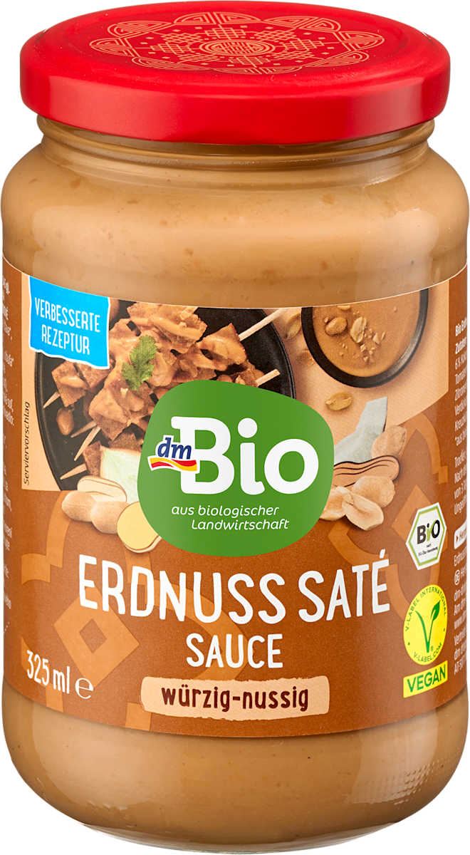 dmBio Erdnuss Saté Sauce, 325 ml