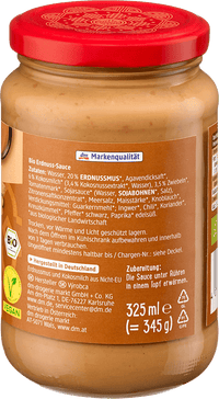 dmBio Erdnuss Saté Sauce, 325 ml