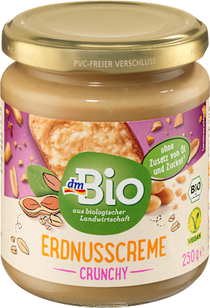 Erdnusscreme Crunchy, 250 g