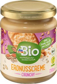 Erdnusscreme Crunchy, 250 g