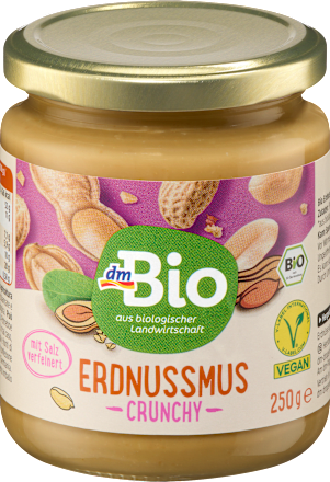 Erdnussmus Crunchy, 250 g