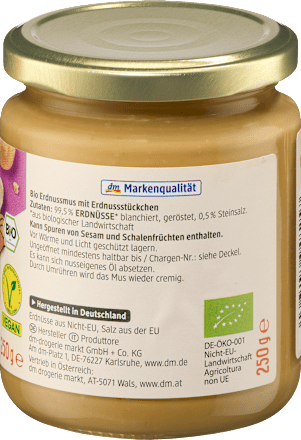 Erdnussmus Crunchy, 250 g