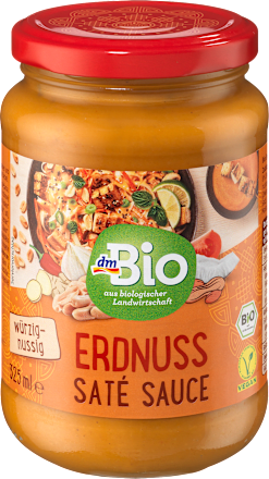 Erdnusssoße Saté, würzig-nussig, 325 ml