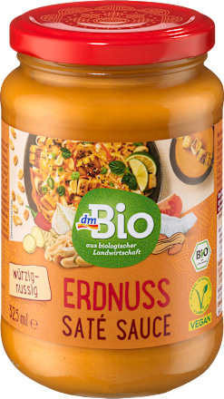 Erdnusssoße Saté, würzig-nussig, 325 ml