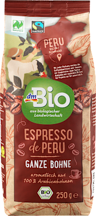 Espresso de Peru, hele bonen, 250 g
